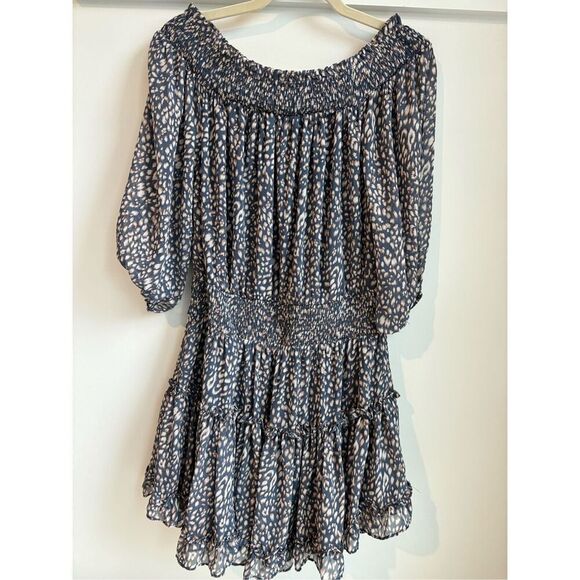 NWT Au Lait ruched mini dress , $148 - Picture 1 of 7